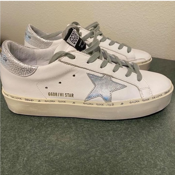 Golden Goose Shoes - Golden Goose Hi Star Sneakers